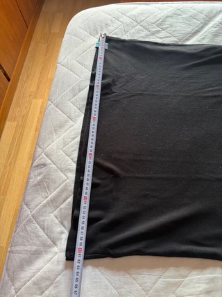 Camiseta DISSIDENT canalé negra XL