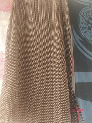 Conjunto falda con dibujo marron y beige + top .