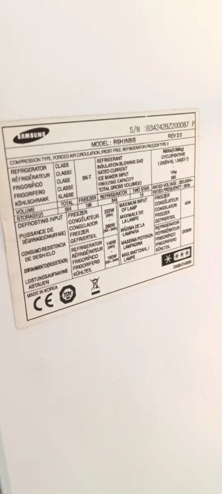 NEVERA AMERICANA Samsung Acero Inoxidable