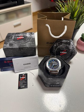 Reloj Casio Hombre Plata Negro