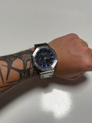 Reloj Casio Hombre Plata Negro