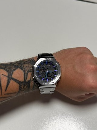 Reloj Casio Hombre Plata Negro