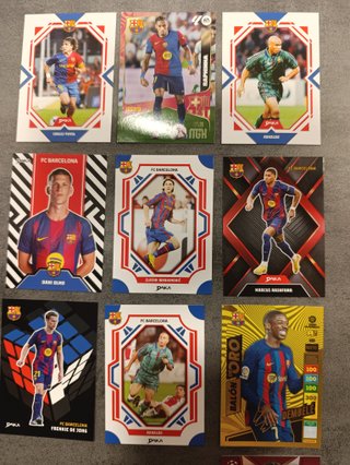 Cromos FC Barcelona: Puyol, Raphinha, Ronaldo....
