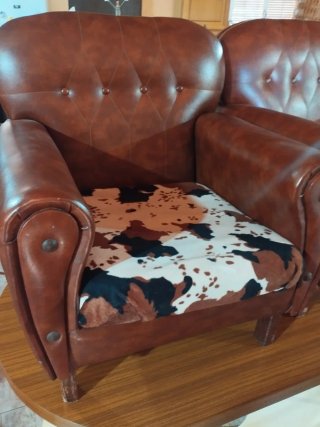 2 Sillones Vintage Piel Marrón