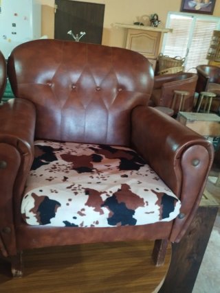 2 Sillones Vintage Piel Marrón