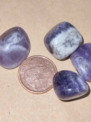 4 Amatistas Naturales 137.50 Ct