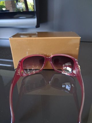 Occhiali da sole Gucci donna rossi