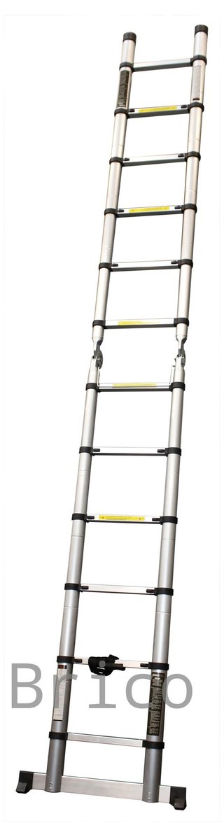 Escalera Doble Extensible 6+6 Peldaños - 10058