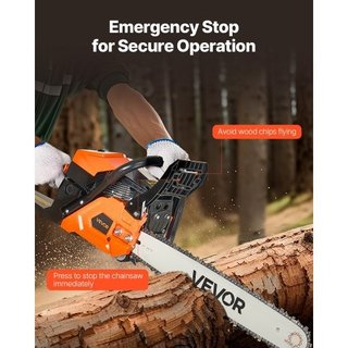 Motosierra de gasolina de 58 cc, motosierra de gas