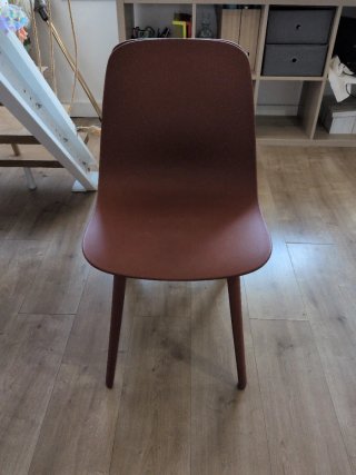 Silla ODGER IKEA Roja