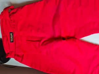Pantalón de esquí Tsunami mujer rojo