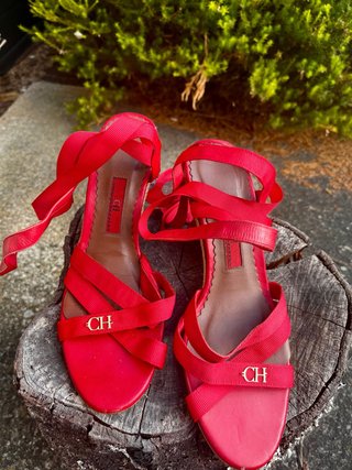 Alpargatas Carolina Herrera Talla 37 Rojas