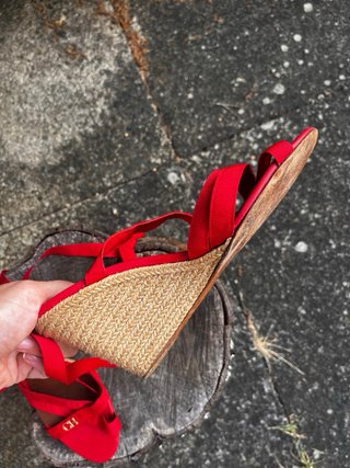 Alpargatas Carolina Herrera Talla 37 Rojas