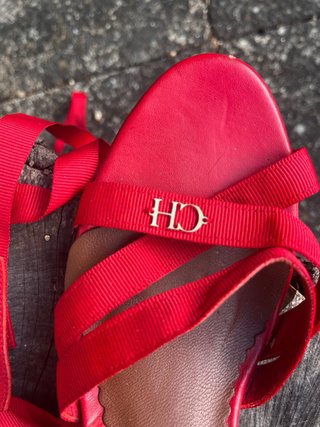 Alpargatas Carolina Herrera Talla 37 Rojas