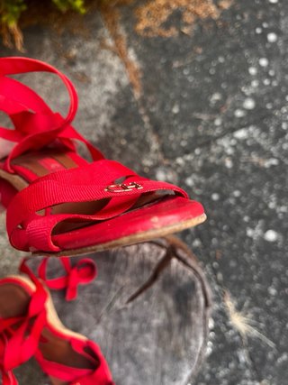 Alpargatas Carolina Herrera Talla 37 Rojas