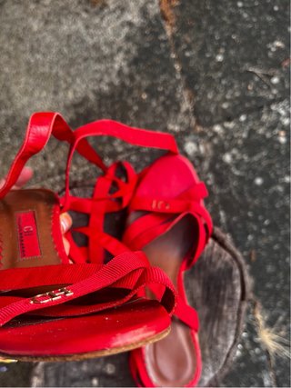 Alpargatas Carolina Herrera Talla 37 Rojas