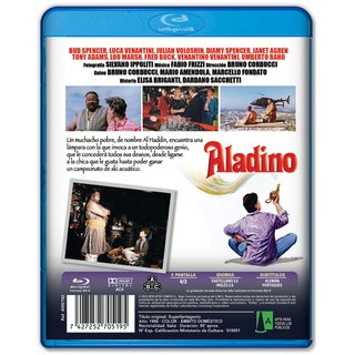 ALADINO Bluray (Comedia, Aventuras, Bud Spencer)