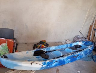 Kayak per 2 adulti e 1 bambino