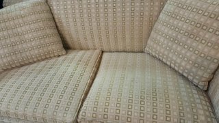 Sofá de 2 plazas tela beige