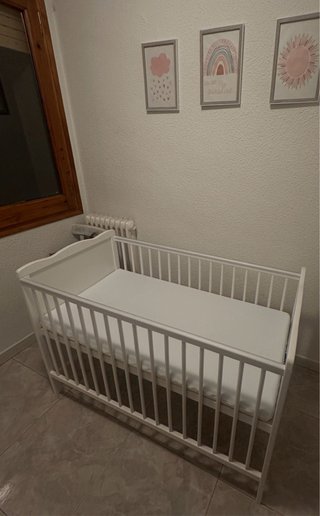 Cuna IKEA SAMGORA Blanca