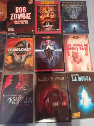 PELÍCULAS TERROR  PREGUNTAR PRECIOS