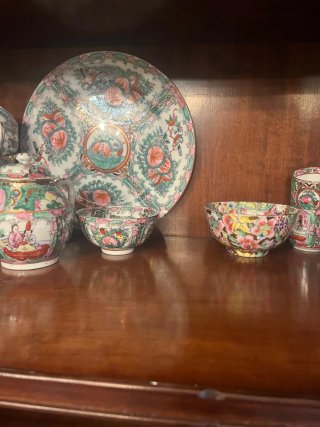 Exclusivo Juego de Té y Café Porcelana de Macao