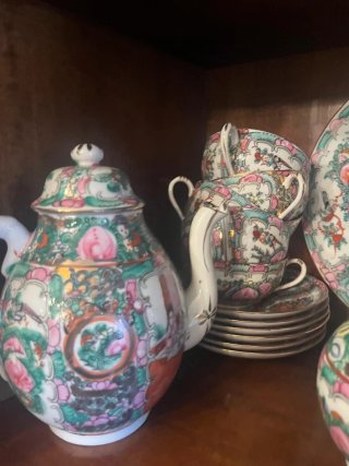 Exclusivo Juego de Té y Café Porcelana de Macao