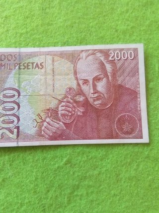 Billete 2000 Pesetas España 1992
