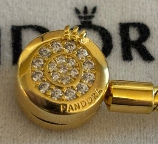 Pulsera Pandora Dorada 18cm