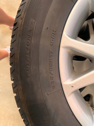 Llantas 17” Vw Touareg con neumáticos 235/65 R17