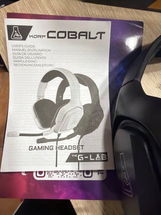 Auriculares Gaming G-Lab Korp Cobalt