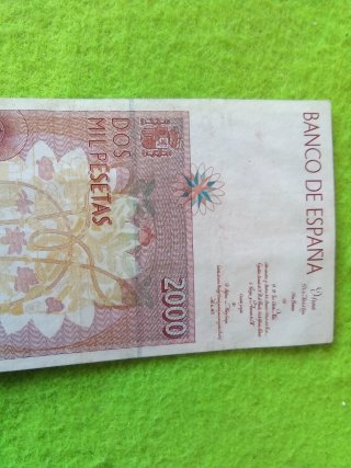 Billete 2000 Pesetas Banco de España