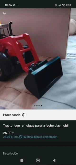 Tractor con remolque Playmobil