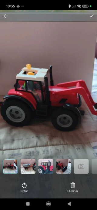 Tractor con remolque Playmobil