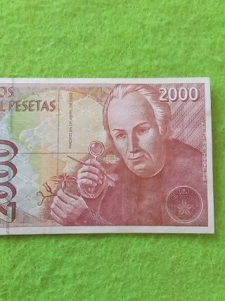 Billete 2000 Pesetas España 1992