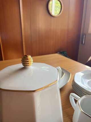 Vajilla Porcelana Alemana Octogonal