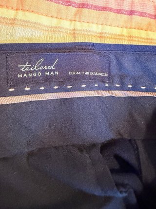 Traje de hombre azul