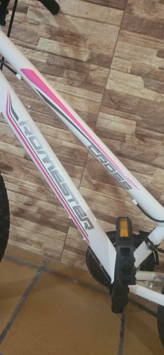 Bicicleta Romester Cross Blanca y Rosa