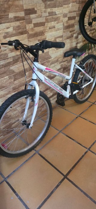 Bicicleta Romester Cross Blanca y Rosa