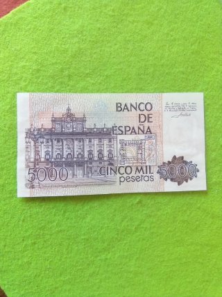 Billete 5000 Pesetas Banco de España 1979
