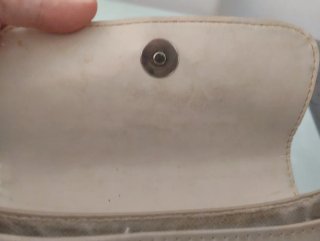 Bolso de fiesta beige