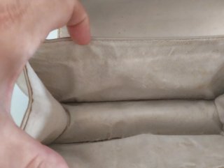 Bolso de fiesta beige