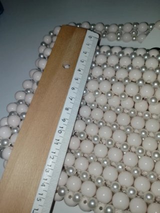 Bolso de perlas Zara