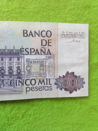 Billete 5000 Pesetas Banco de España 1979