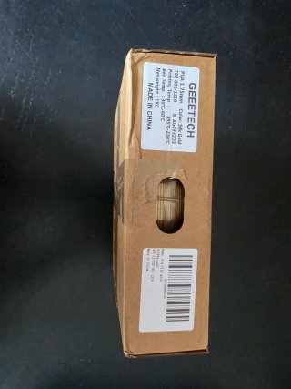 Filamento Geeetech PLA Silk Oro 1.75mm 1kg
