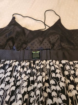 Vestido estampado flores talla S