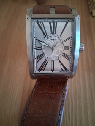Reloj Tous Cuadrado Correa Marrón