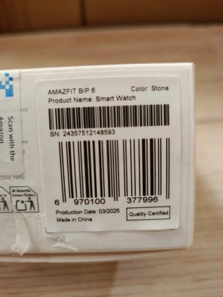 Reloj Inteligente Amazfit Bip 6