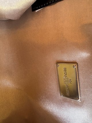 Bolso de fiesta glitter plata