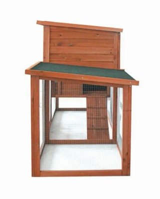 Gallinero Madera Madison Marrón/Verde 71x193x103